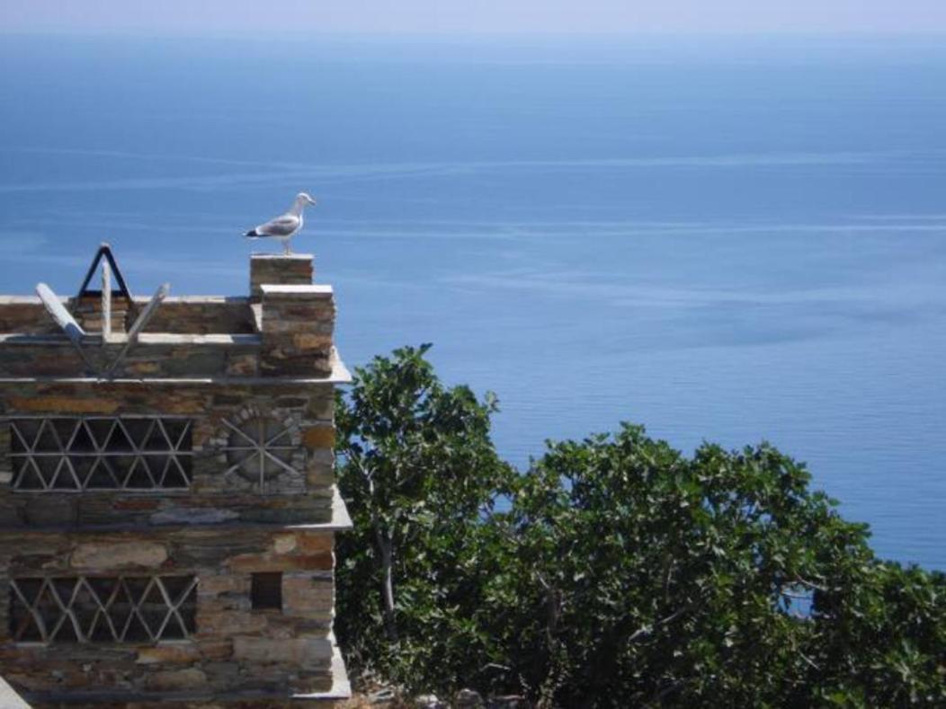 Appartamento Andros Vineyard House With Sea View Sineti Esterno foto