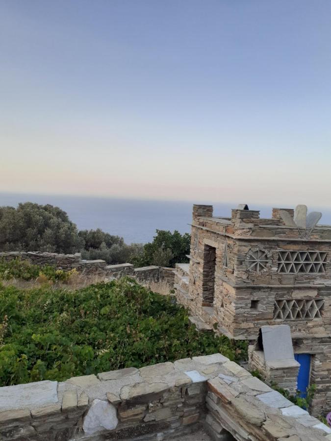 Appartamento Andros Vineyard House With Sea View Sineti Esterno foto