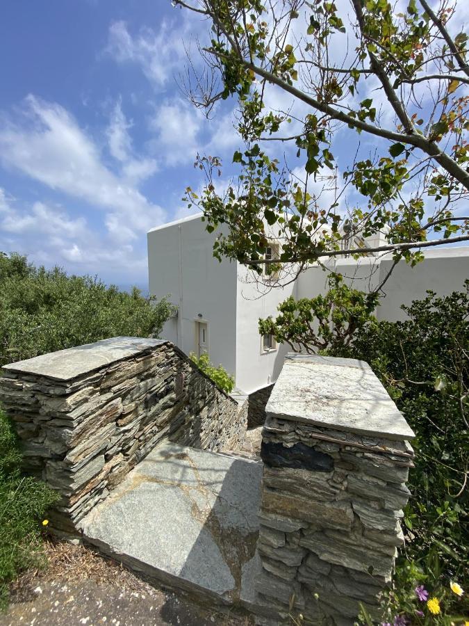 Appartamento Andros Vineyard House With Sea View Sineti Esterno foto