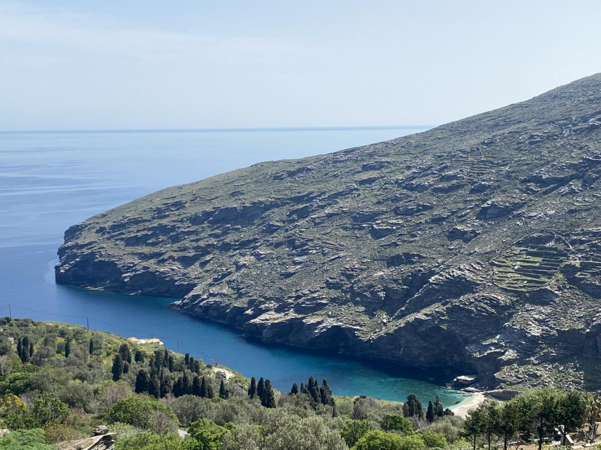 Appartamento Andros Vineyard House With Sea View Sineti Esterno foto