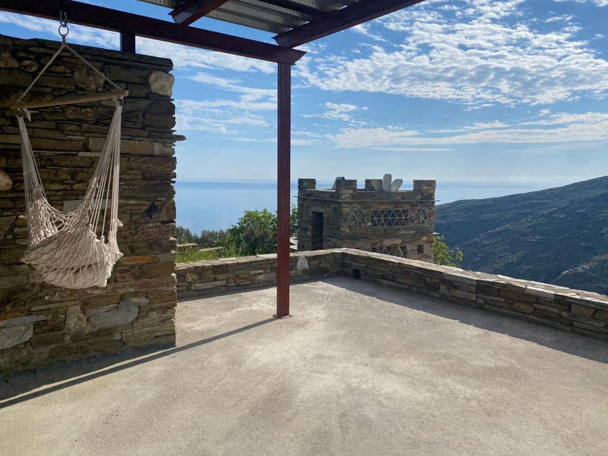 Appartamento Andros Vineyard House With Sea View Sineti Esterno foto